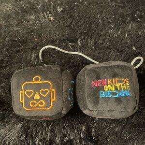 New Kids on the Block Black Dice Plush